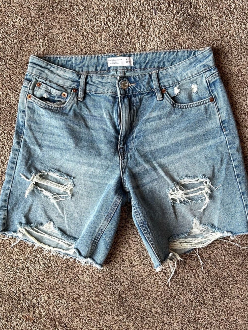 Bluenotes Distressed Jean Shorts